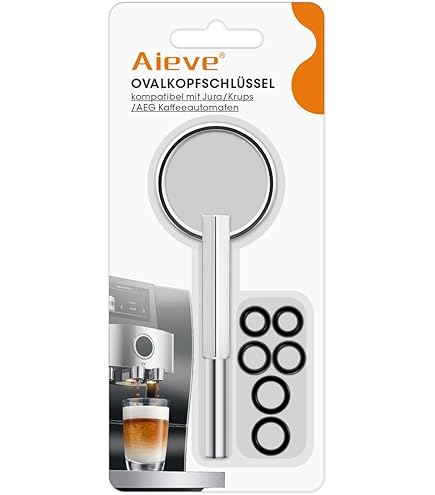 Ovalkopfschlüssel Jura Kaffeevollautomat - 42-tlg. Set Mit Dichtungen & Bürsten