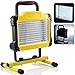 Price comparison product image Outdoortips 180 LED Rechargeable Cordless Mobile Portable Work Site Flood Light Camping Lamp (Yellow)
