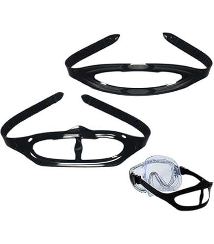 Bracelet Et Boucle De Rechange En Silicone Pour Masque De Plongée SEAC - Compatible Boss, Hyène, Etc.