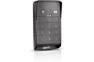 Somfy 1870916 - RTS Radio kodtangentbord med 2 tangenter - för att öppna ett garage eller grind RTS-motor med kod