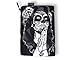 Liquor Brand-Rockabilly Zipper Cosmetic Bag Purse Gypsy Rose (Black)