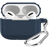 BUFF LABS Airpods Pro Uyumlu Rubber Silicone Case Kancalı Yumuşak Silikon Kılıf Airpods Pro 1 ve Pro 2 Uyumlu Kulaklık Kılıfı