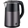 FLEXY® 2.2L 1500W Electric Kettle Stainless Steel Water Boiler | Portable Pot, Instant Water Heater, Tea Maker | Auto Shut-Off, Boil-Dry Protection, 360° Swivel Base | Cool Handle
