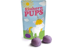 ‎LIEBESKUMMERPILLEN Liebeskummer Einhorn Pups - Schaumzucker Speckbälle lila 20g - lecker und ein echter Hingucker
