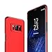 Produktbild RANVOO Galaxy S8 Plus Hülle, Premium Kunststoff Dünn Leicht Matt Hardcase Hart Plastik Schutzhülle Stoßfest Anti-Kratzer Cover Handyhülle für Samsung Galaxy S8 Plus, 6.2 Zoll (Rot)