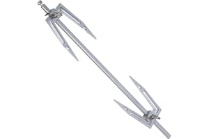 Girarrosto Per Griglia | Utensili per pollo al girarrosto,Forchetta per friggitrice ad aria in acciaio inox Griglia per spiedo Pesce arrosto Forchette per pollo per picnic da campeggio in casa Leryveo