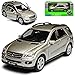 Produktbild Welly Mercedes-Benz M-Klasse W164 Silber 2005-2011 ca 1/43 1/36-1/46 Modell Auto mit individiuellem Wunschkennzeichen