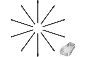 OLAIKE (10 Pointes) Embouts de Rechange pour Stylet marqueur Remarkable, sensibilité à la Pression 4096 et Support d'écriture inclinable, avec Outil de Retrait de Pointes (Stylet Non Inclus)