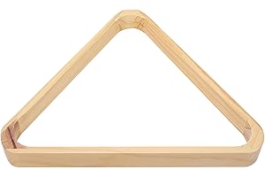 LANTRO JS Support De Billard Professionnel en Bois avec Cadre en Losange Triangulaire - Fournitures De Sport Et Accessoires pour Boules De Billard