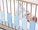 Bumpsters Assorted Cot Bar Bumpers - Large, Blue, Pack of 10