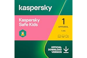 KASPERSKY LAB Kaspersky Safe Kids | 1 Compte Utilisateur | 1 An | Windows/Mac/Android/iOS | Code d’activation – Envoi par Email