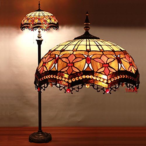 16 Inch Tiffany Continental Retro Bedroom Bedside Desk Work And Study Room Restaurant Restaurant Specialties Wedding Floor Lamp