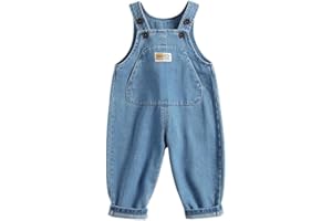 Boodtag Kids Toddler Girls Boys Denim Dungarees Jeans Overalls Bib Pants Trousers