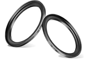 52-58 (obiettivo 52 mm a filtro 58 mm) Step-up aerometal obiettivo della macchina fotografica anello adattatore (2 confezioni), lega di alluminio Fire Rock Aviation 52-58 mm Step Up Ring