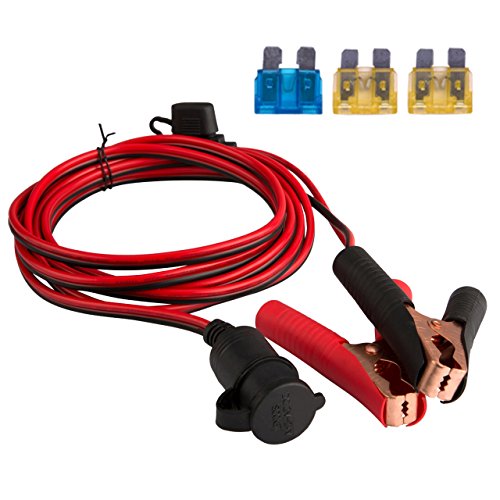 Buy FuTaiKang 12V/24V car battery clip on cigarette lighter, cable