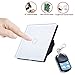 Produktbild Smart Touch Bildschirm Schalter, EU Standard Touch Panel/Fernbedienung Smart Light Switch 1 Gang 1 Way Kristall-Glas Panel Home Wand-Leuchte Schalter nur leben & neutral Verkabelung erforderlich – leicht erweitern Lichtschalter Steuerung, Wireless (RF 433,92 MHz) Frequency Technologie Pairing von jadis-smart.