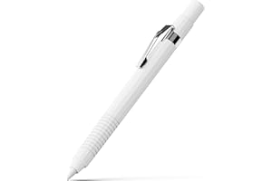 Ringke Étui Silicone pour Apple Pencil – Coque de Protection Ultra Fine et Souple, Compatible Apple Pencil USB-C, Drafting Pencil, Accessoires, Léger, Durable et Antichoc - White
