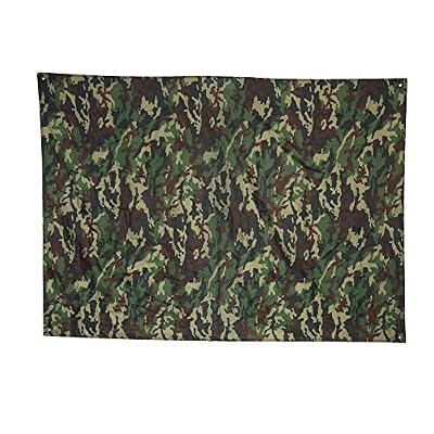 MAGT Tente de camping imperméable Tarp, MAGT Camouflage Net/Abri Tente Camping Netting Tarp Tent multifonctionnelle for Camping randonnée Survie Tarp