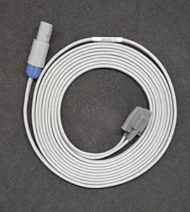 Biometric Cables SpO2 3 Mtr probe compatible with Mindray/Bluestar/Uniem/Edan/Lifeplus/Mediaid/Datascope/Aspen II/Nassan/Drager/Kopran/Lifeplus 6 pin II Slot Neonatal Pouch Rubber Type.