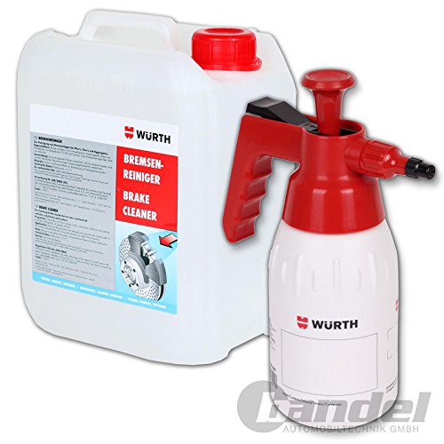 Preisvergleich Produktbild Würth 5 Liter Bremsenreiniger + Pumpsprühflasche SET