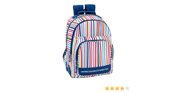 Benetton 2018 Zaino, 42 cm, Multicolore (Multicolor) : Amazon.it: Valigeria