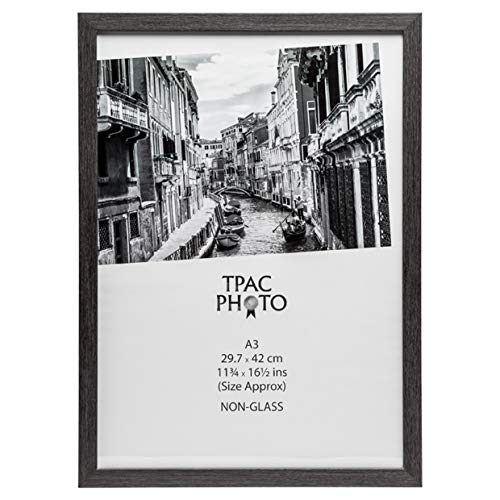 INSPIRE For Business WESA3GRY - Marco de Fotos para Pared (tamaño A3, 30 x 42 cm, Madera y plexiglás), diseño de Ciudad de Westminster, Color Gris