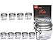 Produktbild 10er Set Einmachglas Bügelverschluss Original Fido 0,125L incl. Bormioli Rezeptheft