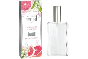 Miss Fenjal Eau de Cologne - 50 ml, Liljekonvalj, Grapefrukt, Citron, tidlös elegans för alla tillfällen - Acqua di Cannes