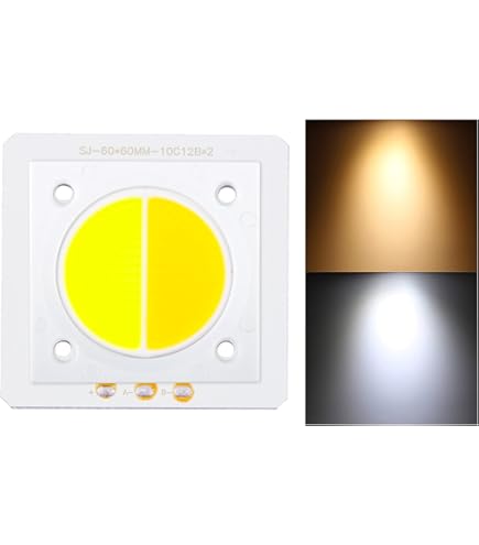 Chanzon Verre Optique LED (44 Mm 60 Degrés) + Réflecteur 50