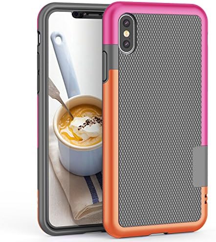 iPhone X Case, 3 Color Hybrid Dual Layer Shockproof Case [Extra Front Raised Lip] Soft TPU &amp; Hard PC Bumper Protective Case Cover for Apple iPhone X (2017) 5.8"