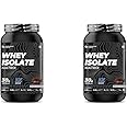 Carbamide Forte Whey Protein Isolate Matrix Protein Powder | 30g Protein per serving with 3X digestive Enzymes | 6.85g BCAA | 14.17g EAA | 0g added sugar | Belgian Chocolate Flavour - 1Kg (Pack of 2)
