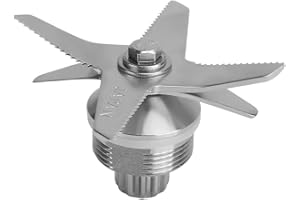 HAOFY Cuchilla extractora de repuesto, cuchilla de batidora de corte de mezcla de acero inoxidable Repuestos de cuchillos aptos para licuadora Vitamix 5200