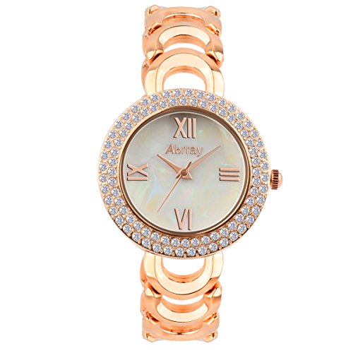 Abrray Women Watch Luxury Quartz Wrist Watches Fashion Ladies Analog Gold Bracelet