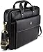 WildHorn Black 100% Genuine Leather 14 inch Laptop Messenger Bag RS.1999.00