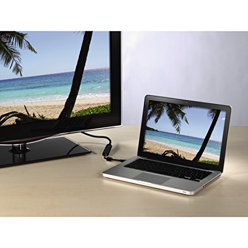 Hama Mini-DisplayPort-Adapter Ultra HD (Mini-DisplayPort-Stecker auf HDMI-Buchse) 4K Ultra HD, vergoldet, doppelt geschirmt, schwarz - 4