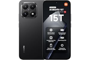XIAOMI 15T, Smartphone 12 + 256 Go, Écran 6,83" 120 Hz avec Protection oculaire, MediaTek Dimensity 8400-Ultra, Objectif Leica Summilux 50 MP, 5 500mAh, Noir, Chargeur Non Inclus
