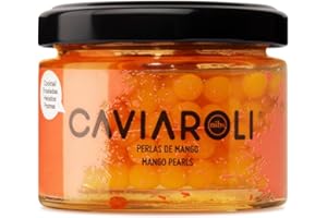 Caviaroli - Jus de Mangue Encapsulé - Perles de Fruits pour l'Assaisonnement ou la Décoration - 50 g