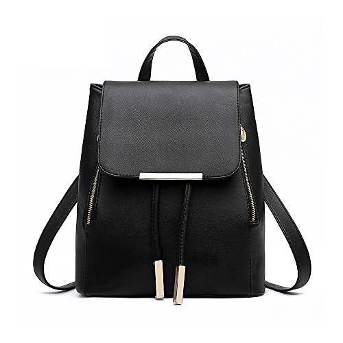 Rucksackhandtaschen SEARCHALL student pu - leder schoolbag mini - frauen reisen rucksack umh  ngetasche rucksack  schwarz 