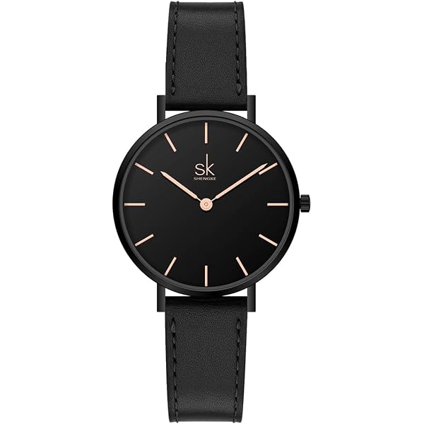 Montre Femme SHENGKE - Bracelet Cuir Élégant Avec Mouvement Japonais