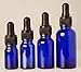 5 ml Empty Cobalt Blue Glass Eye Dropper Bottle Aromatherapy Oils Wholesale Bottles Boston Round Refillable Serum Vials Lot Of 6 Pipette Bottles