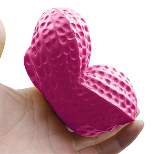 Preisvergleich Produktbild feiXIANG PU Dekompression Erdnuss Familien Studio Dekorationen neue spaß (Heiß Rosa)