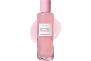 Glow Recipe Sandía Glow BHA + PHA Tónico exfoliante suave con ácido hialurónico + agua de cactus + pepino + extracto de árbol de té - Tóner calmante + refinador para cara (150 ml/5 oz)