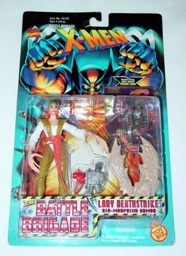 Preisvergleich Produktbild LADY DEATHSTRIKE X-MEN BATTLE BRIGADE SERIES MARVEL ACTION FIGUR TOYBIZ