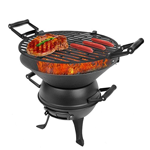 As Direct Ltd ™ Fire Pit Charcoal With BBQ Barbecue Grill