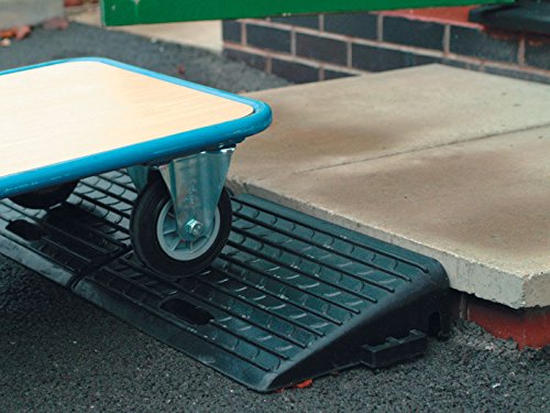 Rampas de bordillo para acceso de autom  viles  motocicletas y sillas de ruedas  pack de 2 unidades