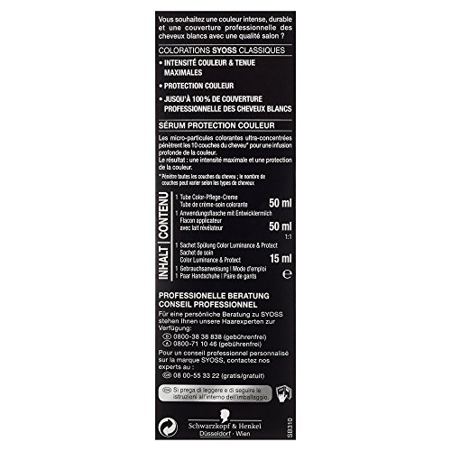 Syoss Coloration Stufe 3, 3-1 Dunkelbraun, 115 ml - 3