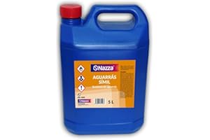 Aguarrás Símil Nazza | Disolvente adecuado para pinturas al óleo | Diluyente para barnices y pinturas sintéticas | Envase de Plástico de 5 Litros