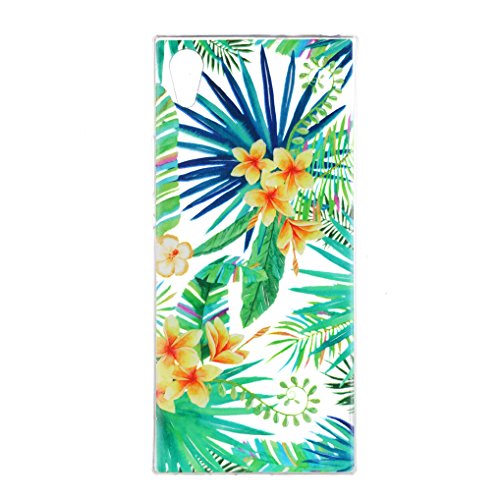 Yidaxing Funda Sony Xperia XA1  Carcasa de Silicona Transparente Funda TPU Gel Carcasa Ultra Delgado Suave Funda Protectora Ligera Carcasa Blanda Flexible Caja Anti Rasgu  os Anti Choque con dise  o   nico -Selva