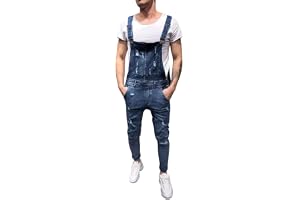 Jeans herr denim hängselbyxor arbete hängselbyxor casual overaller