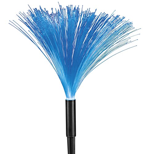 Solar-LED-Leuchtkette Fontäne mit 4 Einstellungen: Flackern, Blinken, permanentes Licht, Aus (Fiber Fieberglas Glasfaser-Lampe Fiber-Leuchte) - 4